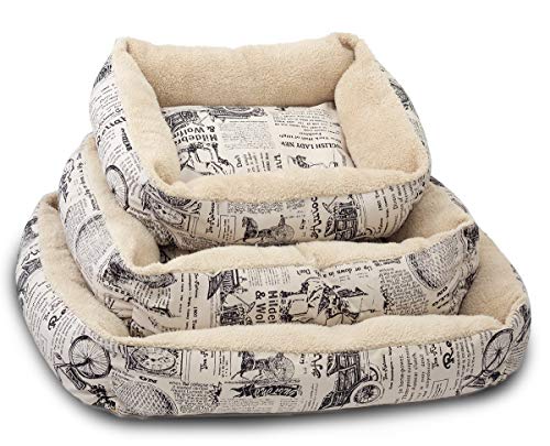  Paws & Pals Pet Bed for Cat and Dog Crate Pad - Deluxe Premium Bedding 
